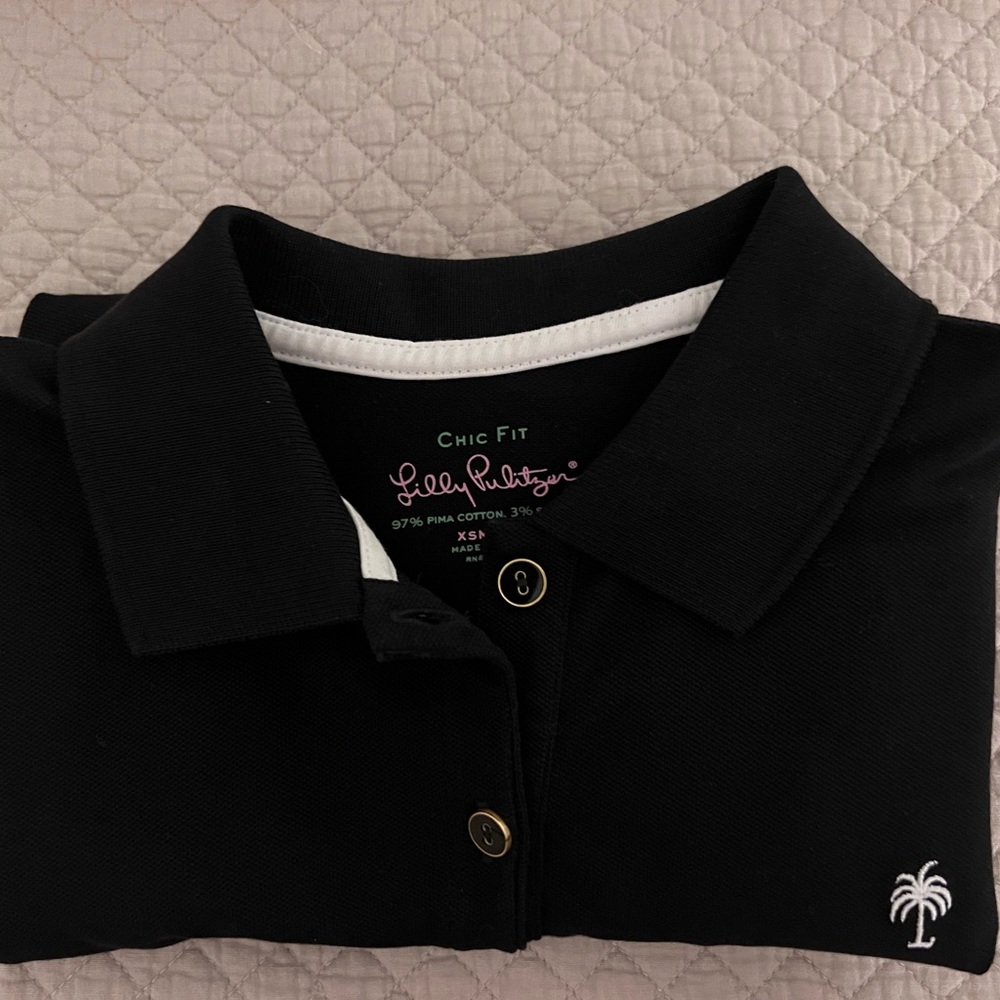Lily Pulitzer Chic Fit black XS 97% Pima Cotton